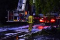 Grossfeuer Einfamilienhaus Siegburg Muehlengrabenstr P0717